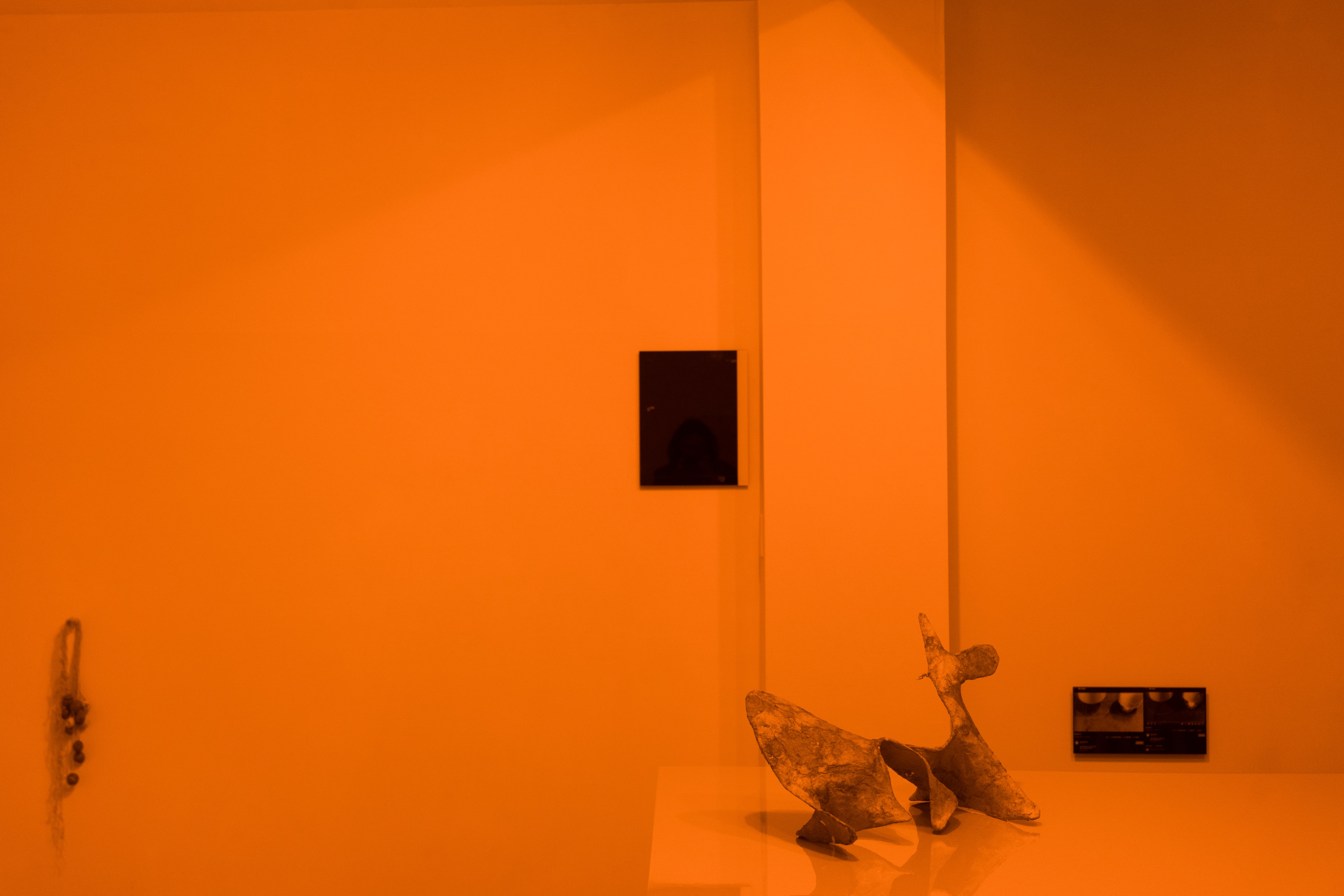 Installation view from ‘Double Fictions’ / 二重の虚構 Same_Projects Tokyo by ‘manos & shared praxis’, fotografia di Kisshomaru Shimamura