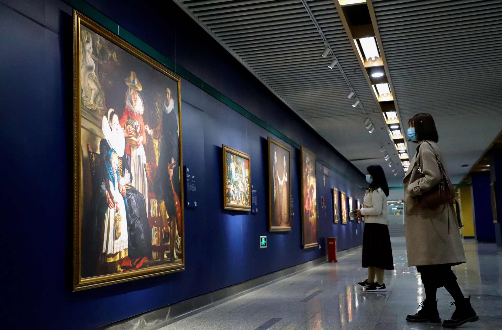 Shanghai underground, exhibition of The Prado Museum in Madrid