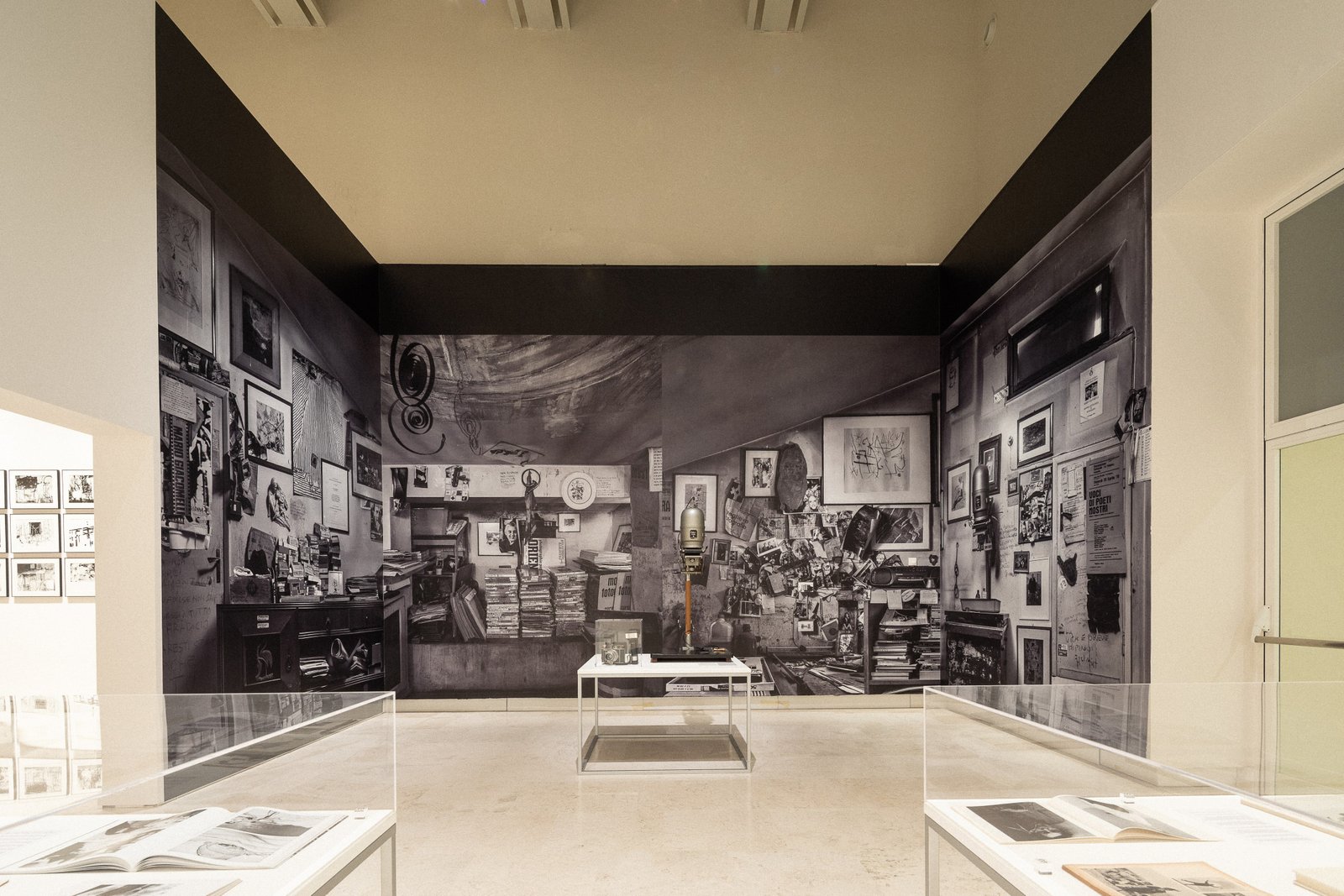 Exhibition photograph, Mario Giacomelli. The Photographer and the Artist, Palazzo delle Esposizioni, Rome.