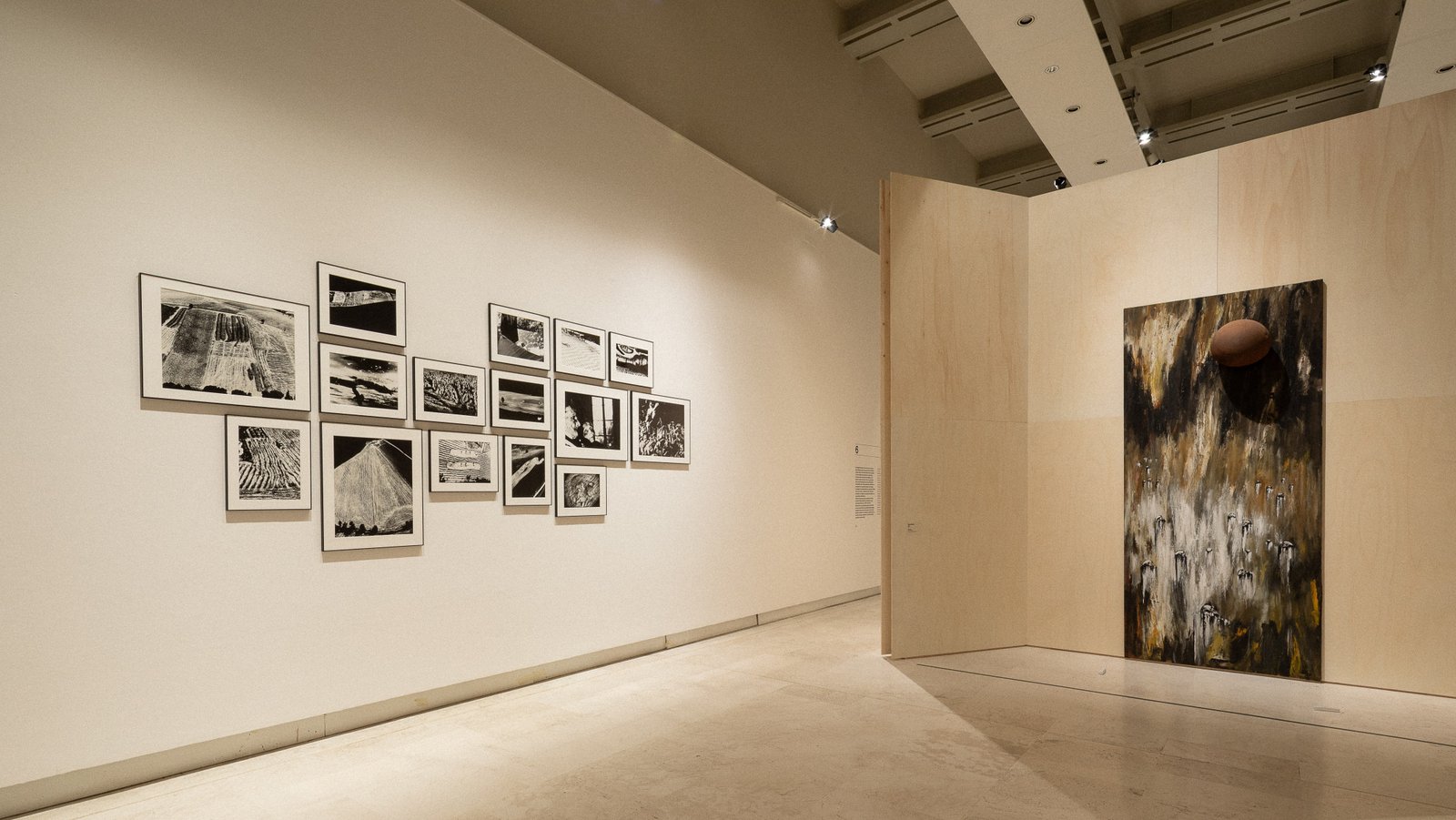 Exhibition photograph, Mario Giacomelli. The Photographer and the Artist, Palazzo delle Esposizioni, Rome.