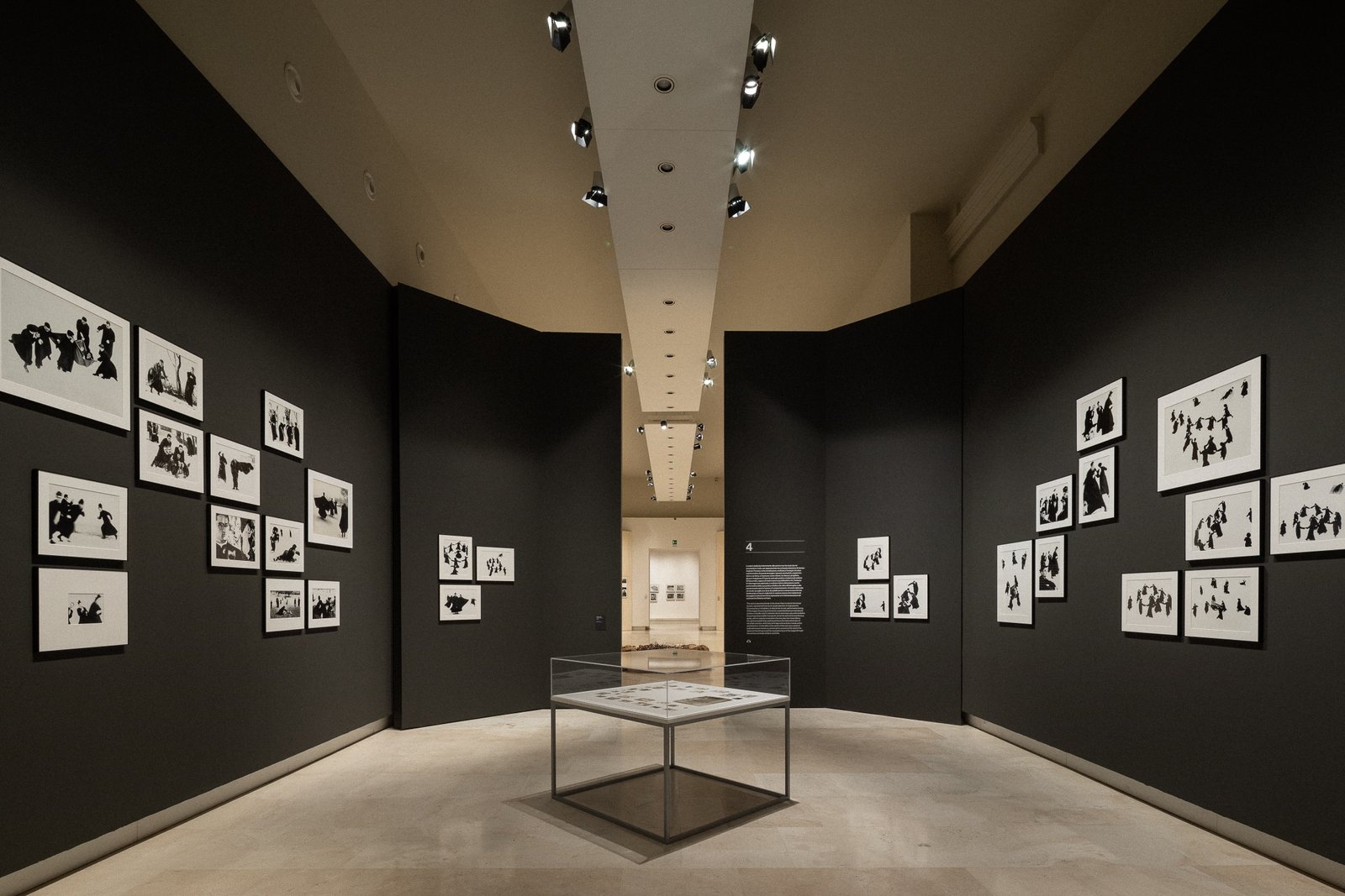 Exhibition photograph, Mario Giacomelli. The Photographer and the Artist, Palazzo delle Esposizioni, Rome.