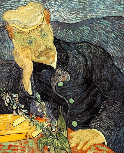 Ritratto del dottor Gachet, Vincent Van Gogh, 1890