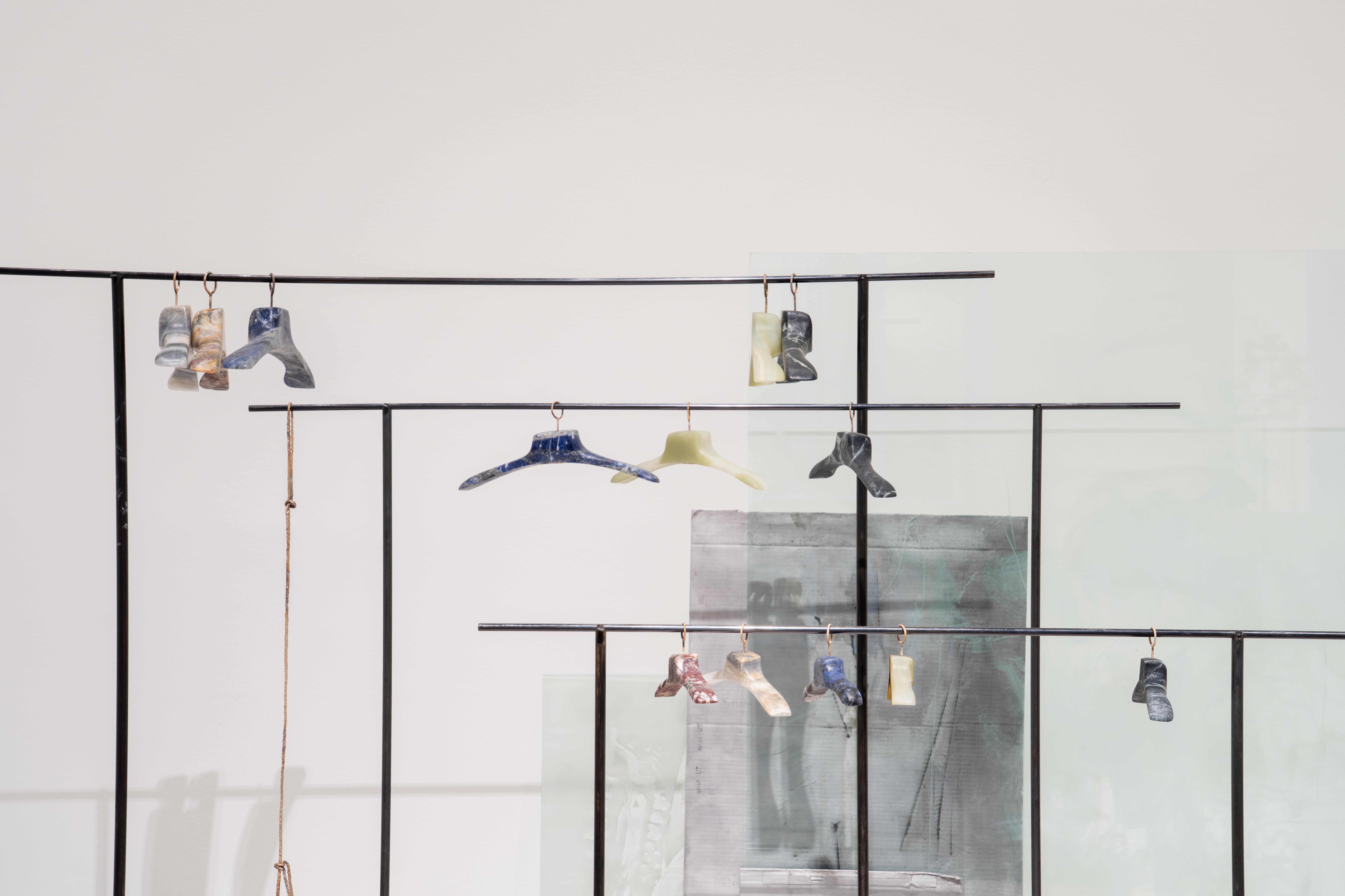 Tatiana Trouvé​, Nelson, 2021, Private Collection; © Tatiana Trouvé, by SIAE 2025. Installation view, “Tatiana Trouvé. The strange Life of Things”, 2025, Palazzo Grassi, Venezia. 