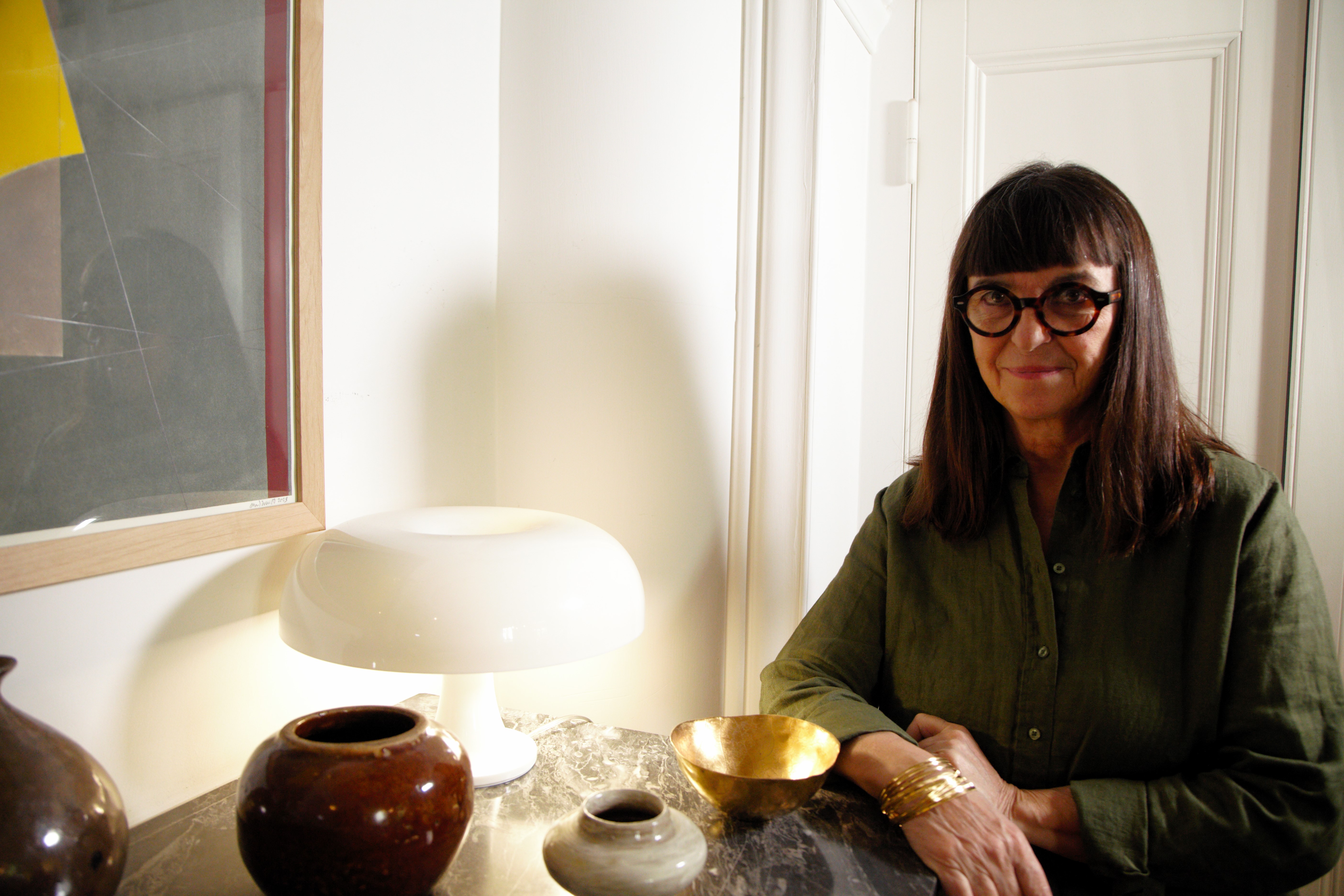 Antonella Soldaini in her home-studio in Rome.