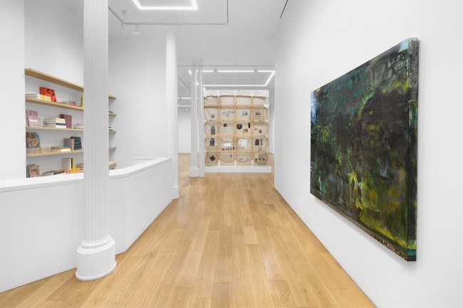 Installation View of Chris Martin Speed of Light, 2025, New York.