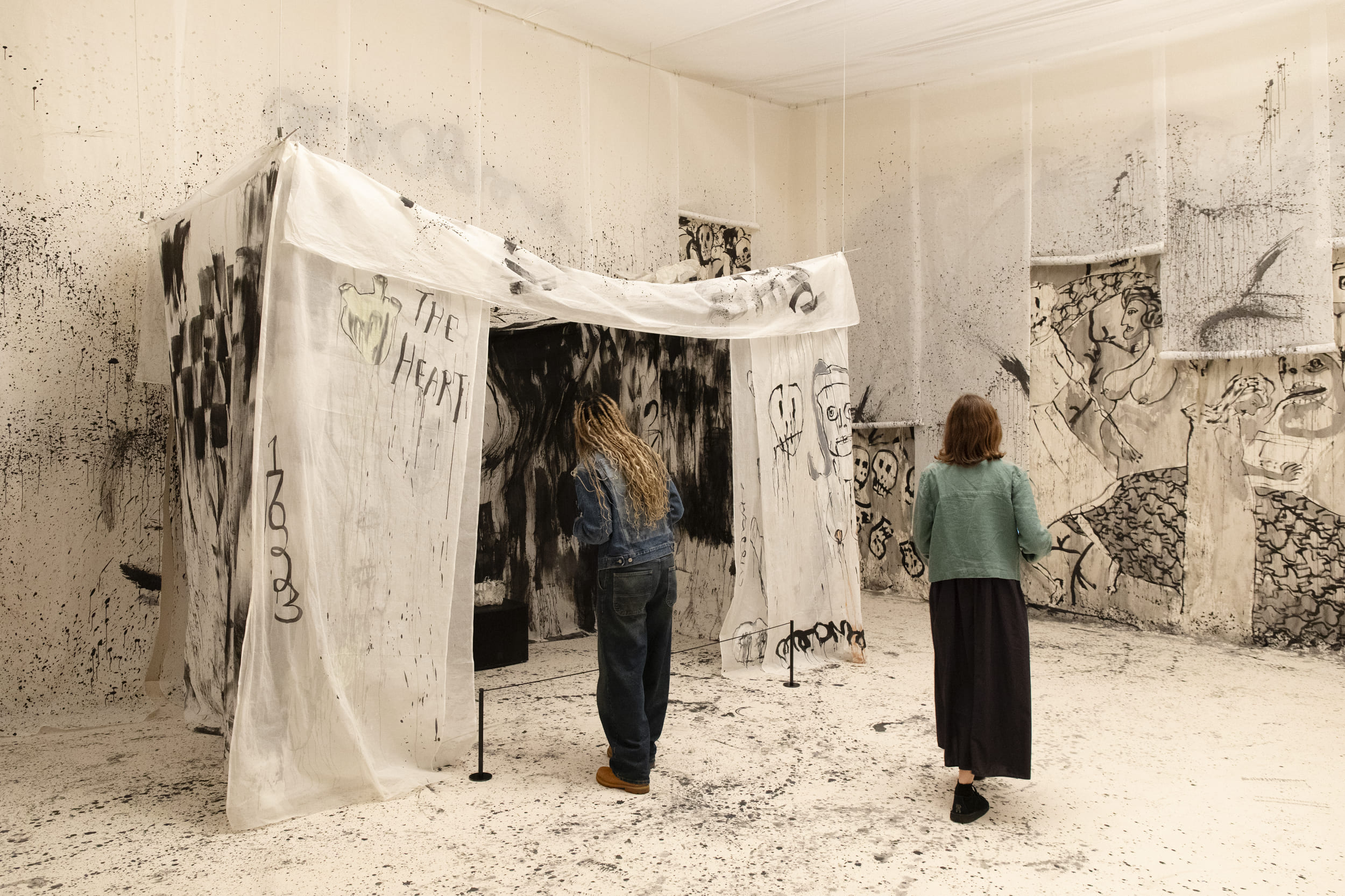 Installation view, Delaine le Bas’ presentation in Turner Prize 2024 at Tate Britain - © Tate 