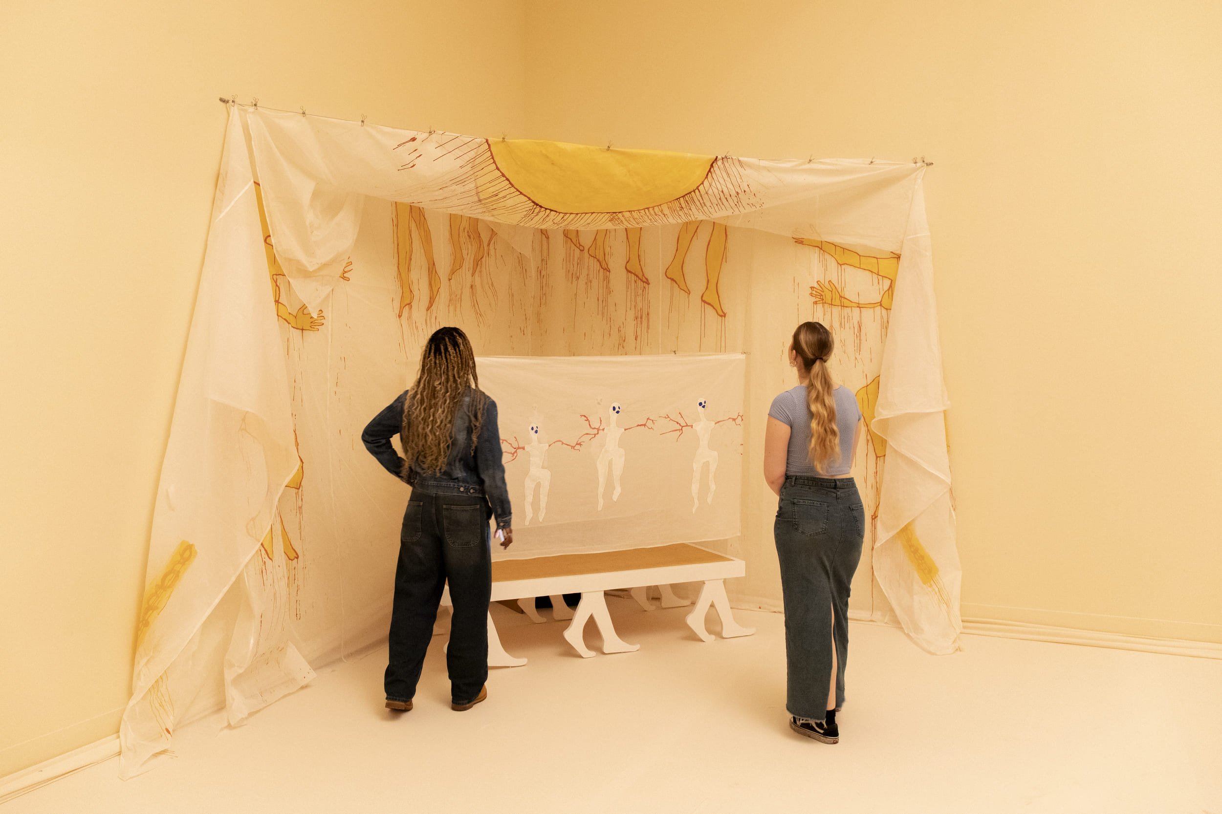 Installation view, Delaine le Bas’ presentation in Turner Prize 2024 at Tate Britain - © Tate 