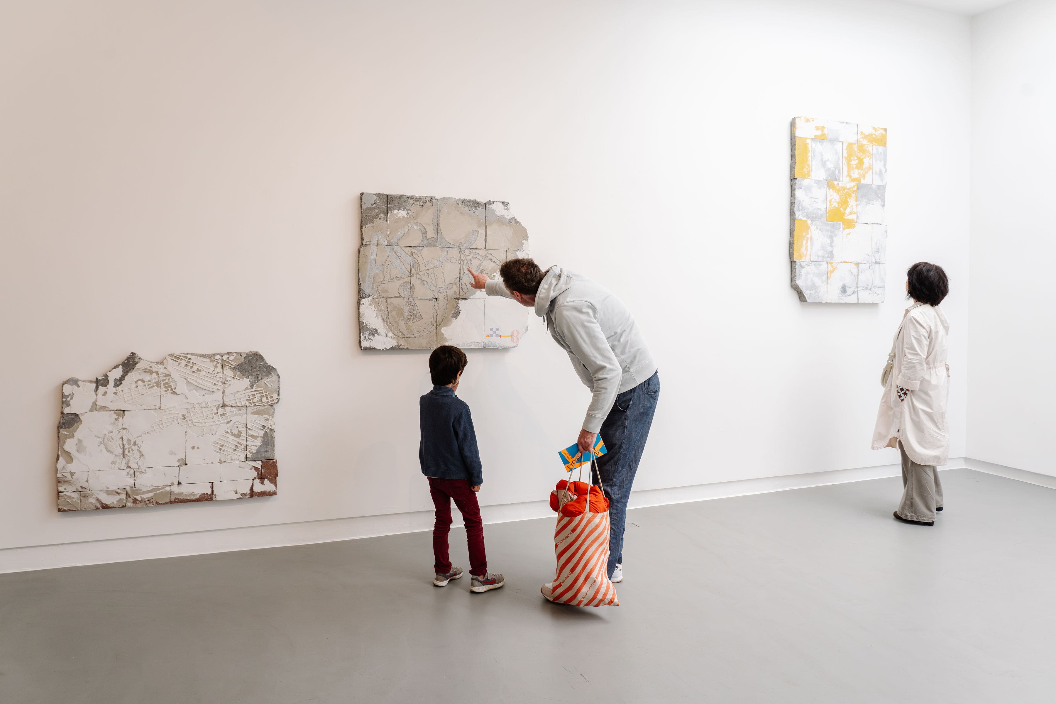 Visitors at Amsterdam Art Week 2024