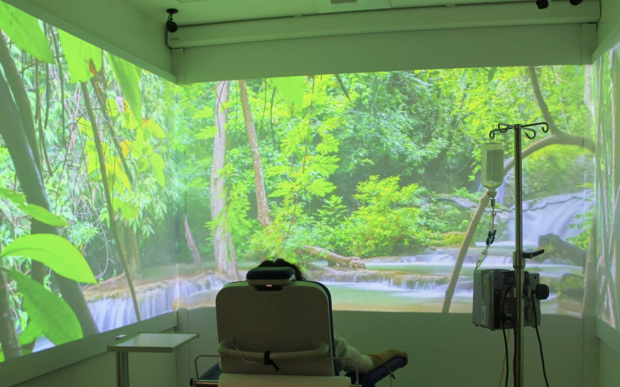 Immersive room Art4Art, Policlinico Gemelli of Rome
