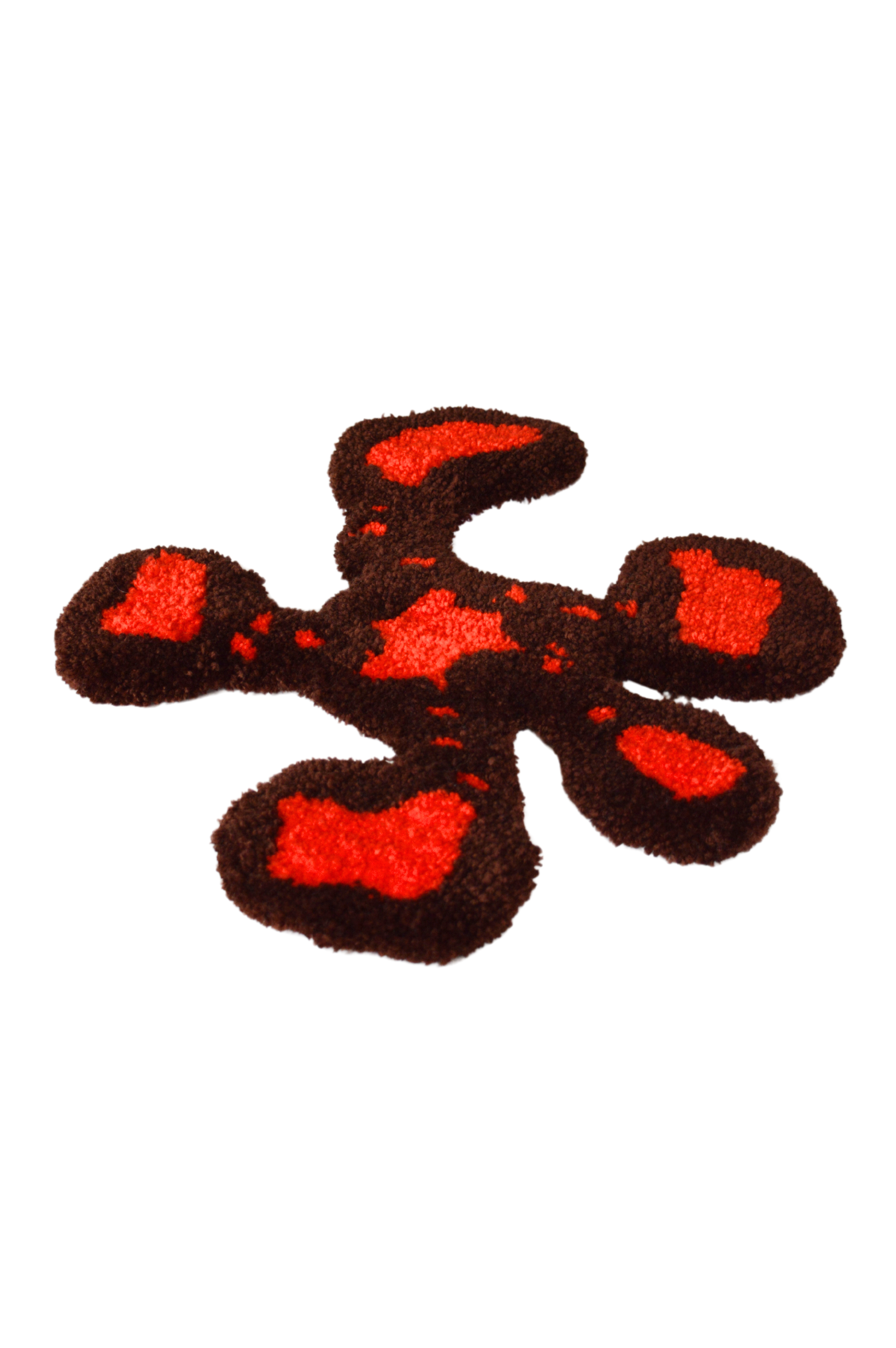 5’s Company Coaster Mat - BROWN/RED cover