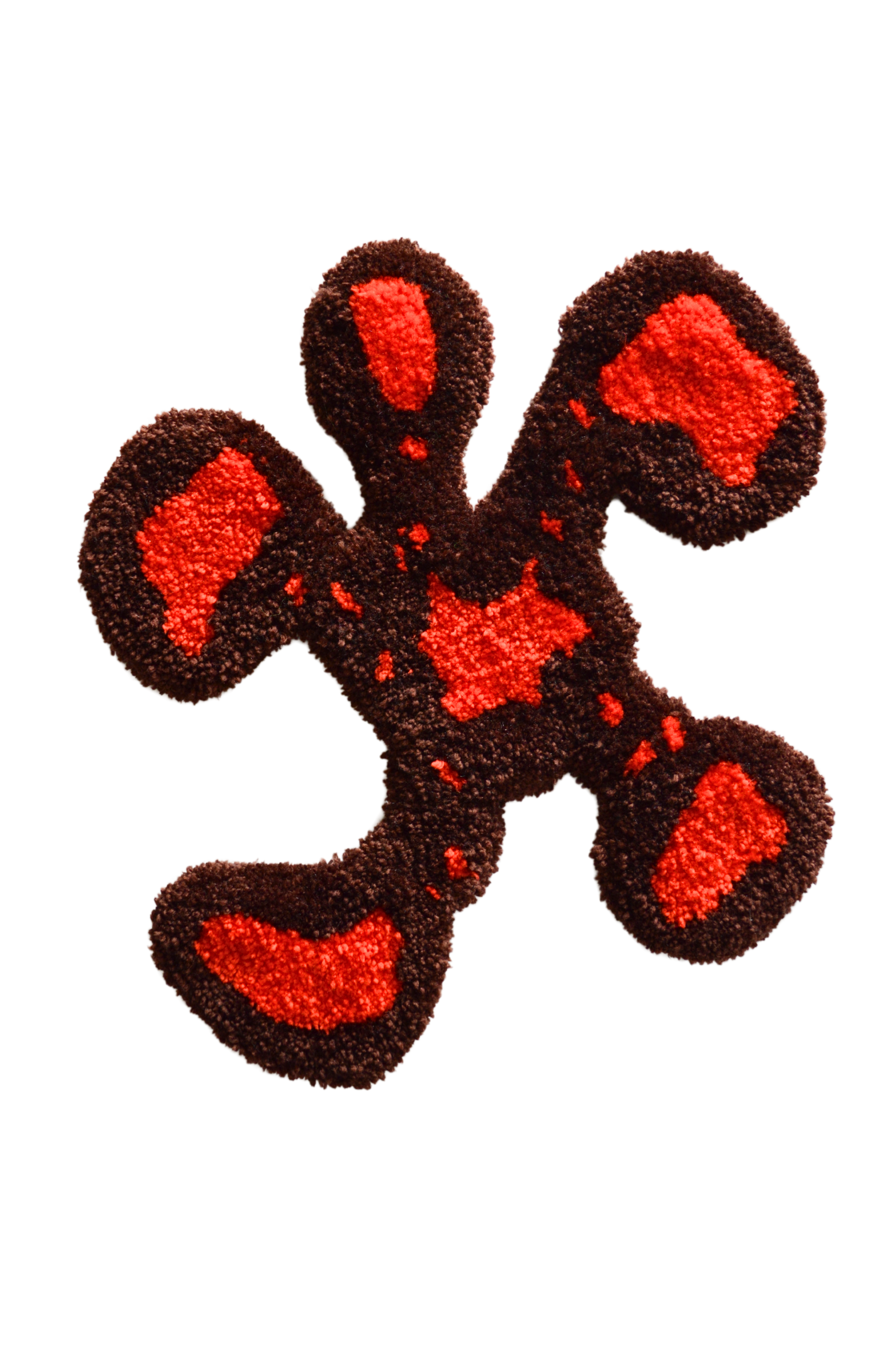 5’s Company Coaster Mat - BROWN/RED cover