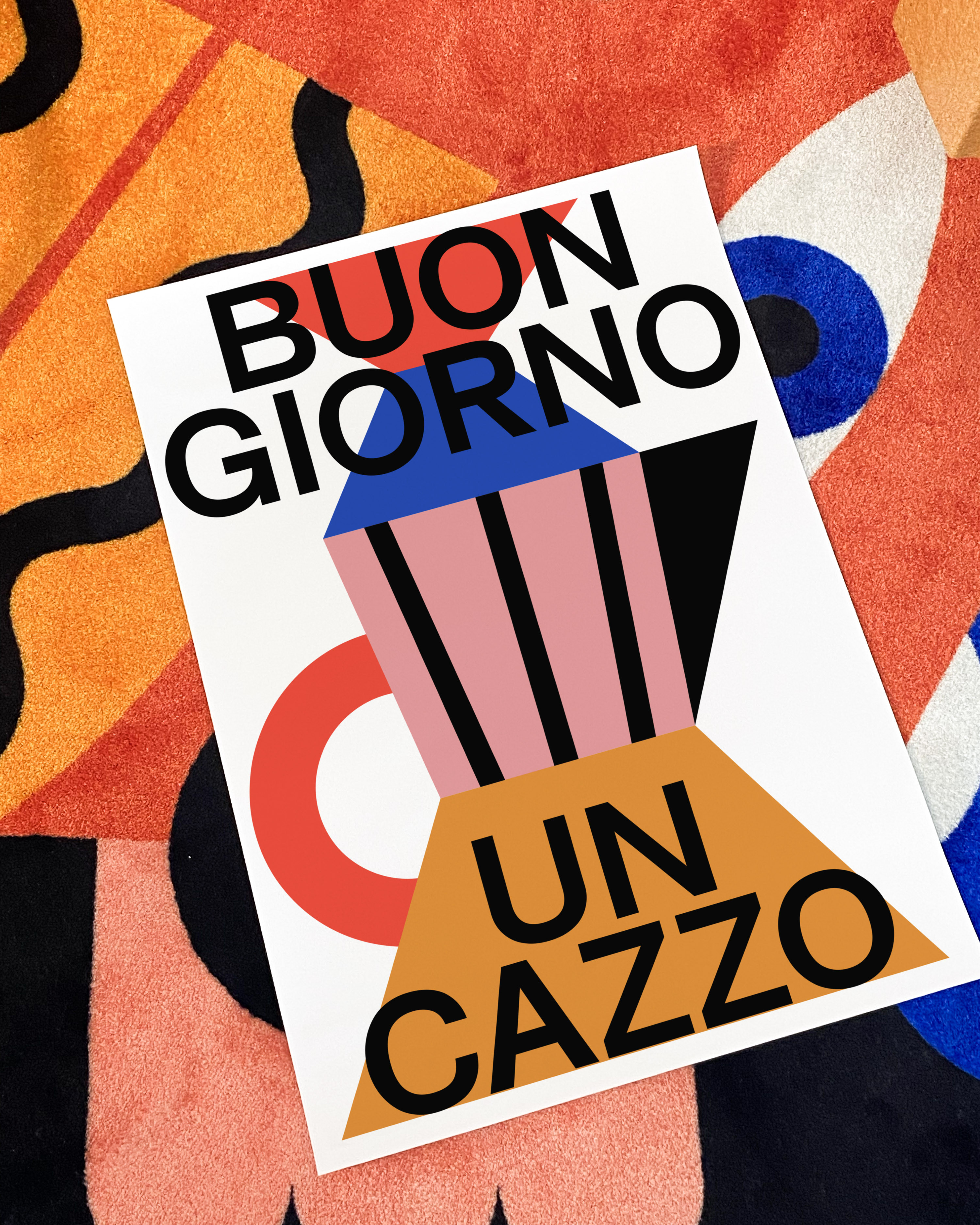 Buongiorno un cazzo print cover