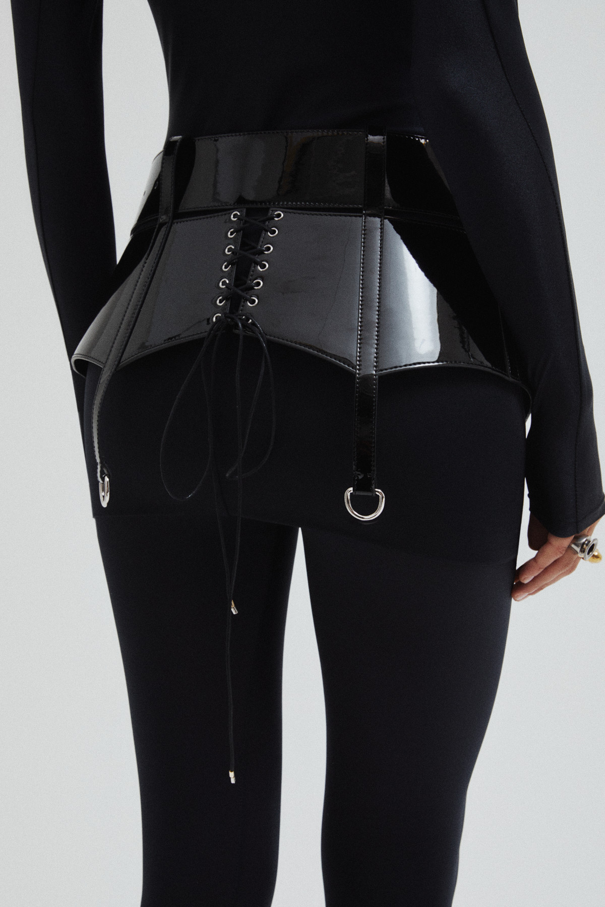 Guepiere Belt Black Vinyl cover