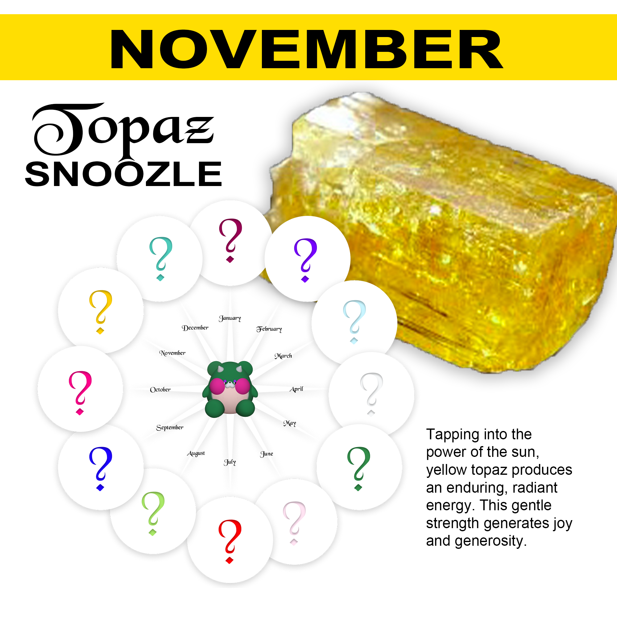 Topaz Snoozle cover
