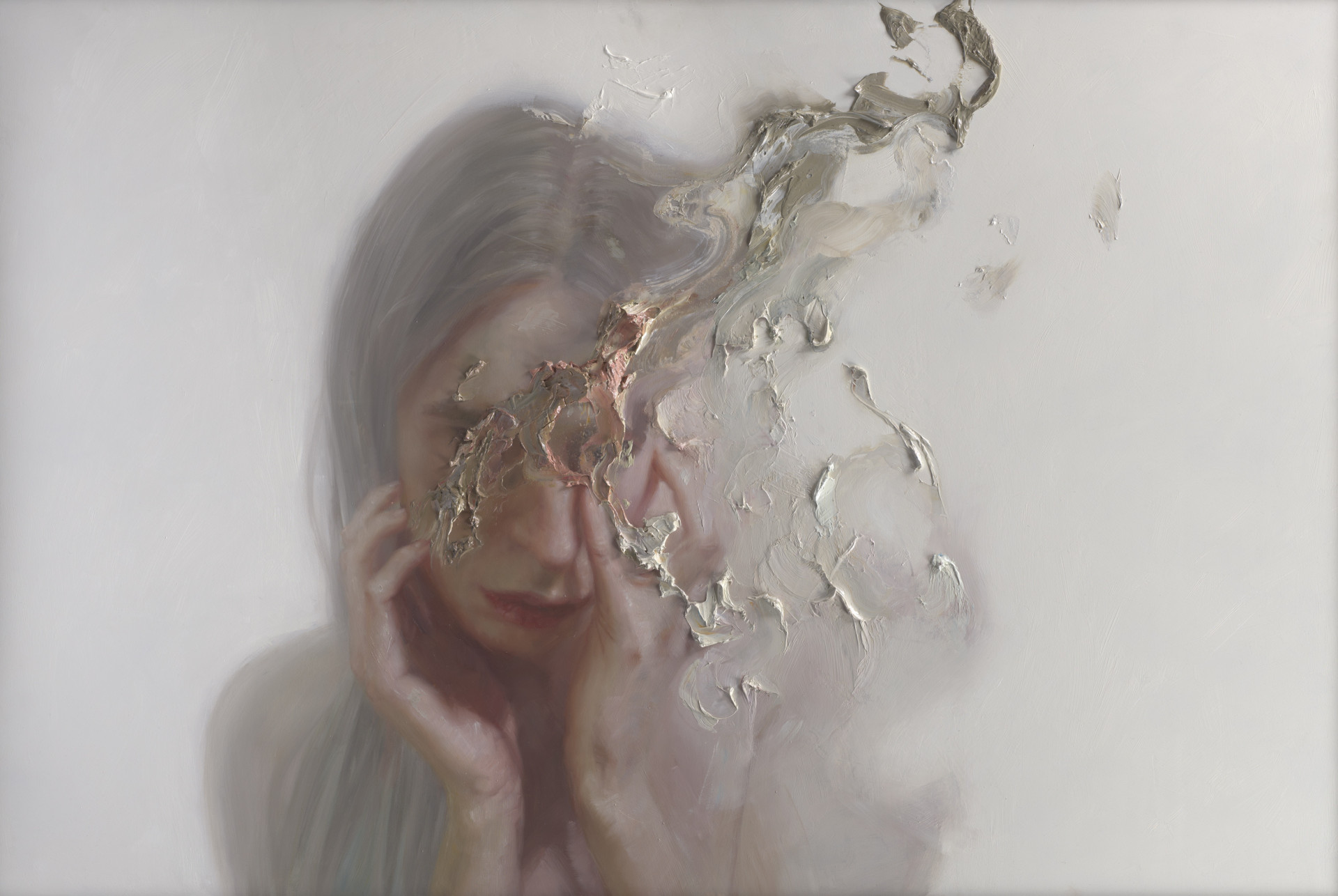 Henrik Uldalen, Trance, 2018, Oil on Wood, 120 x 180 cm, Courtesy of JD Malat Gallery