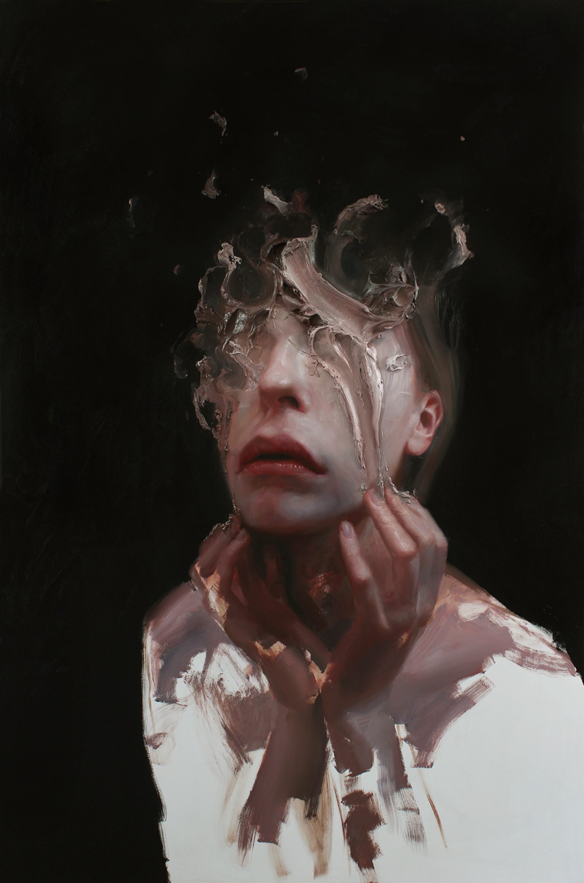 Henrik Uldalen, Untitled, Oil on Wood, 180 x 120cm, 2019, Courtesy of JD Malat Gallery
