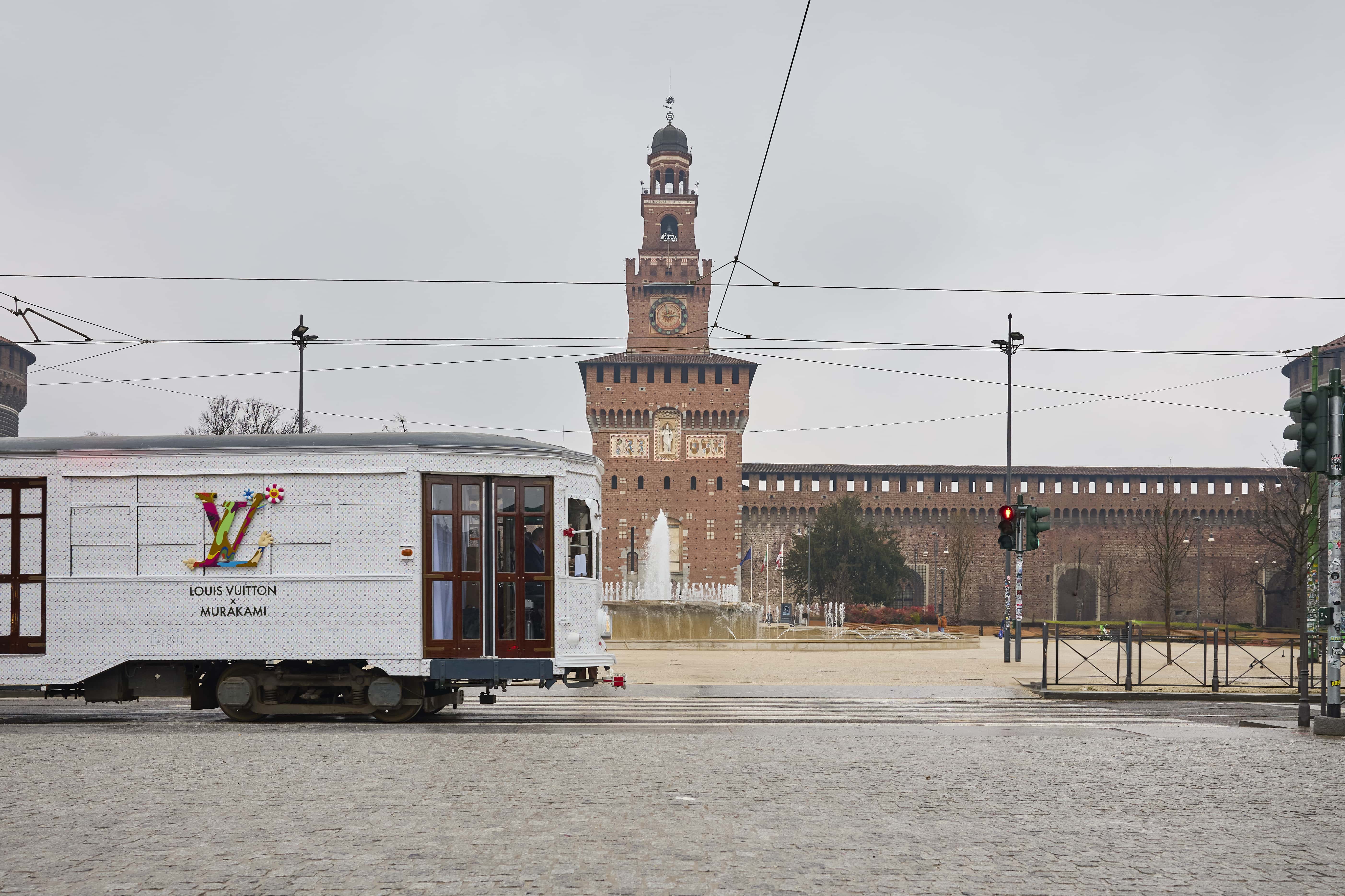 Louis Vuitton Tram feat. Murakami in Milan: What's on Board cover