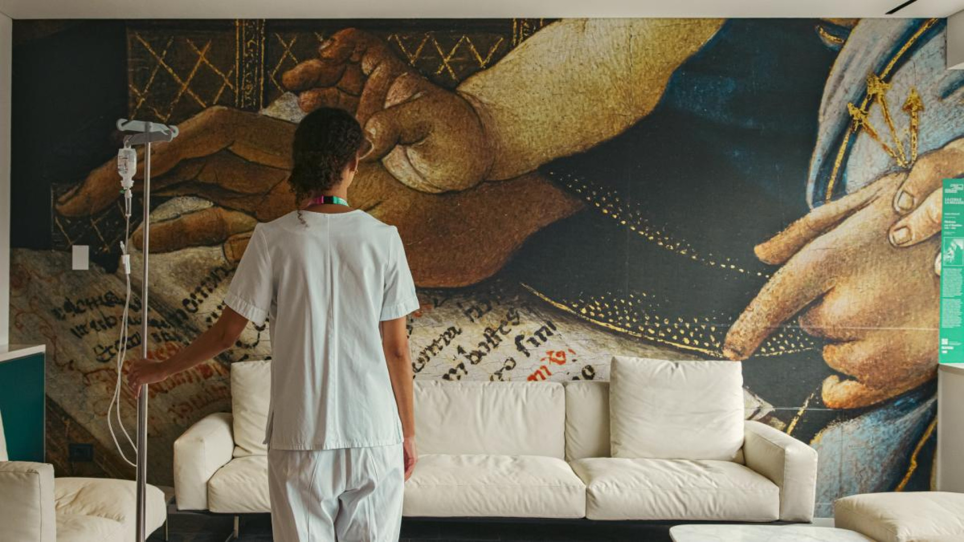 Madonna con il Bambino, Sandro Botticelli, Sala d'attesa, Pol di Pezzoli in Humanitas