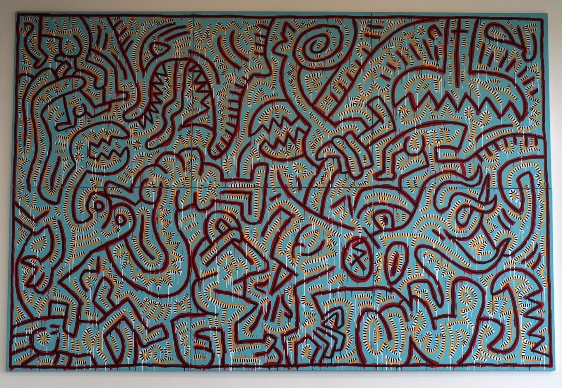 Keith Haring, Untitled (Painting for Francesca Alinovi), 1984.