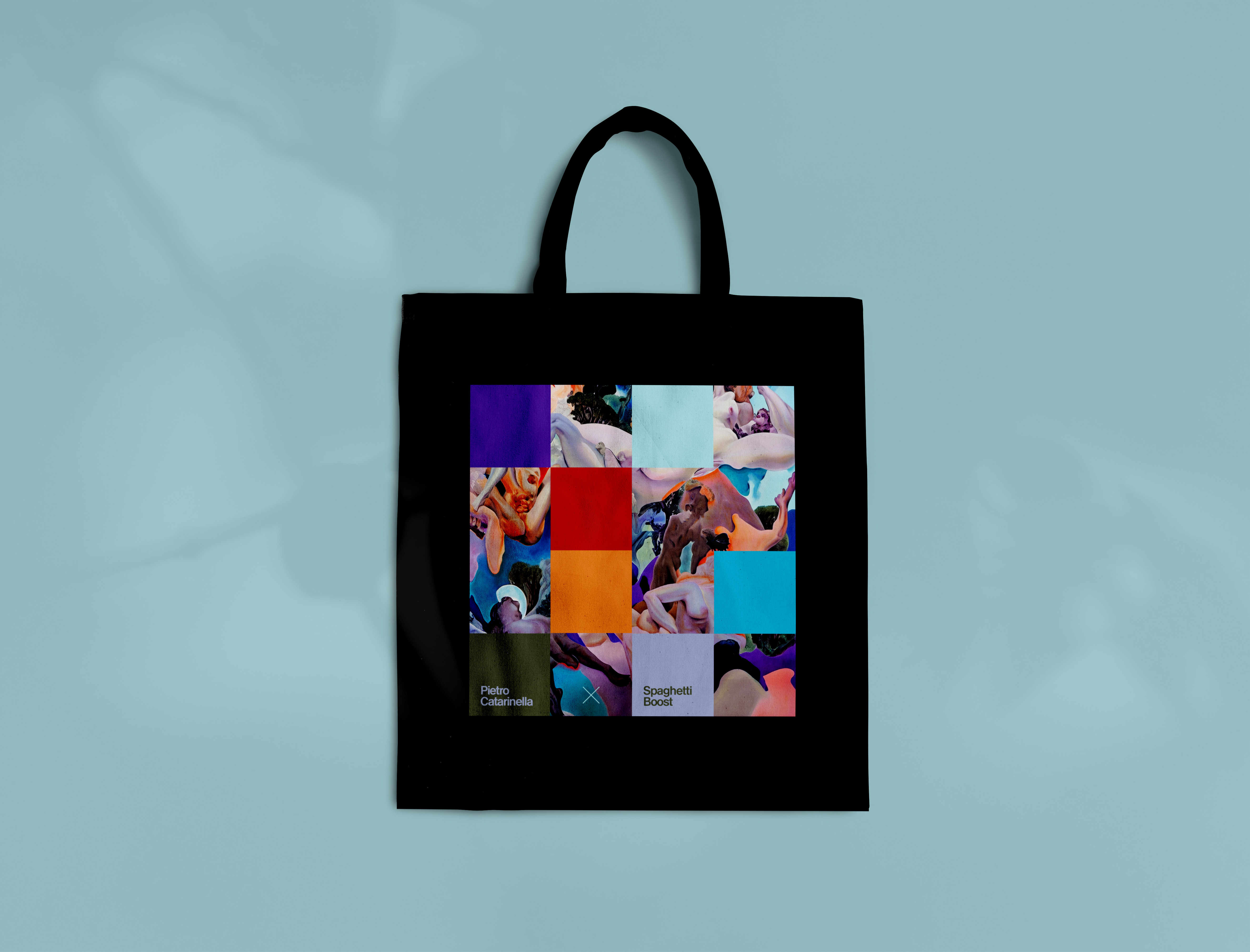 Pietro Catarinella x Spaghetti Boost - Tote bag black cover