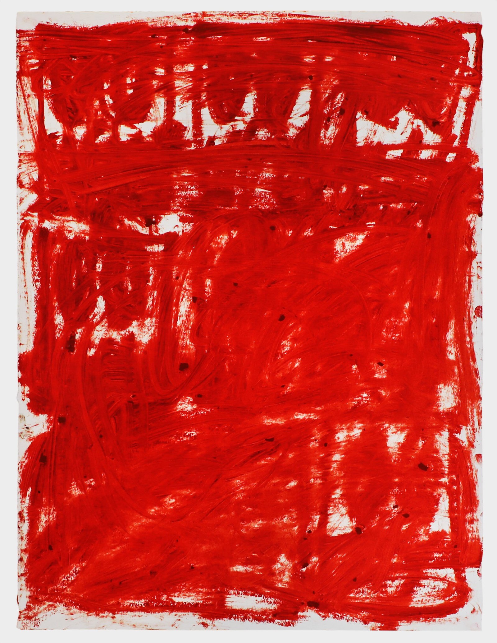 Rashid Johnson, Anxious Red Painting December 18th, 2020