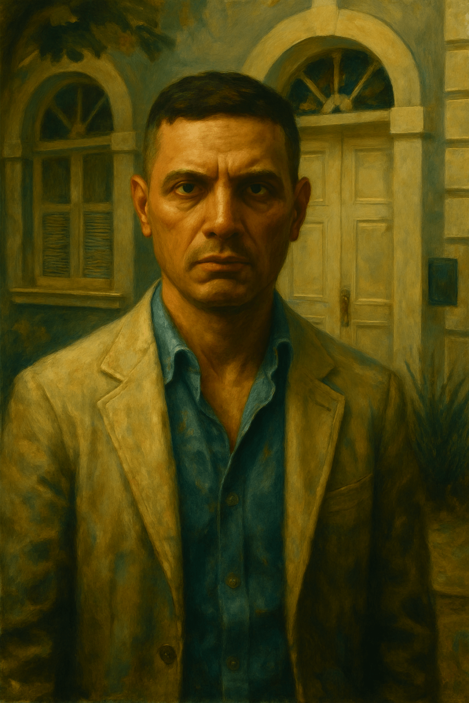 Ritratto di Daniel Garcia Carrera, immagine generata con AI.