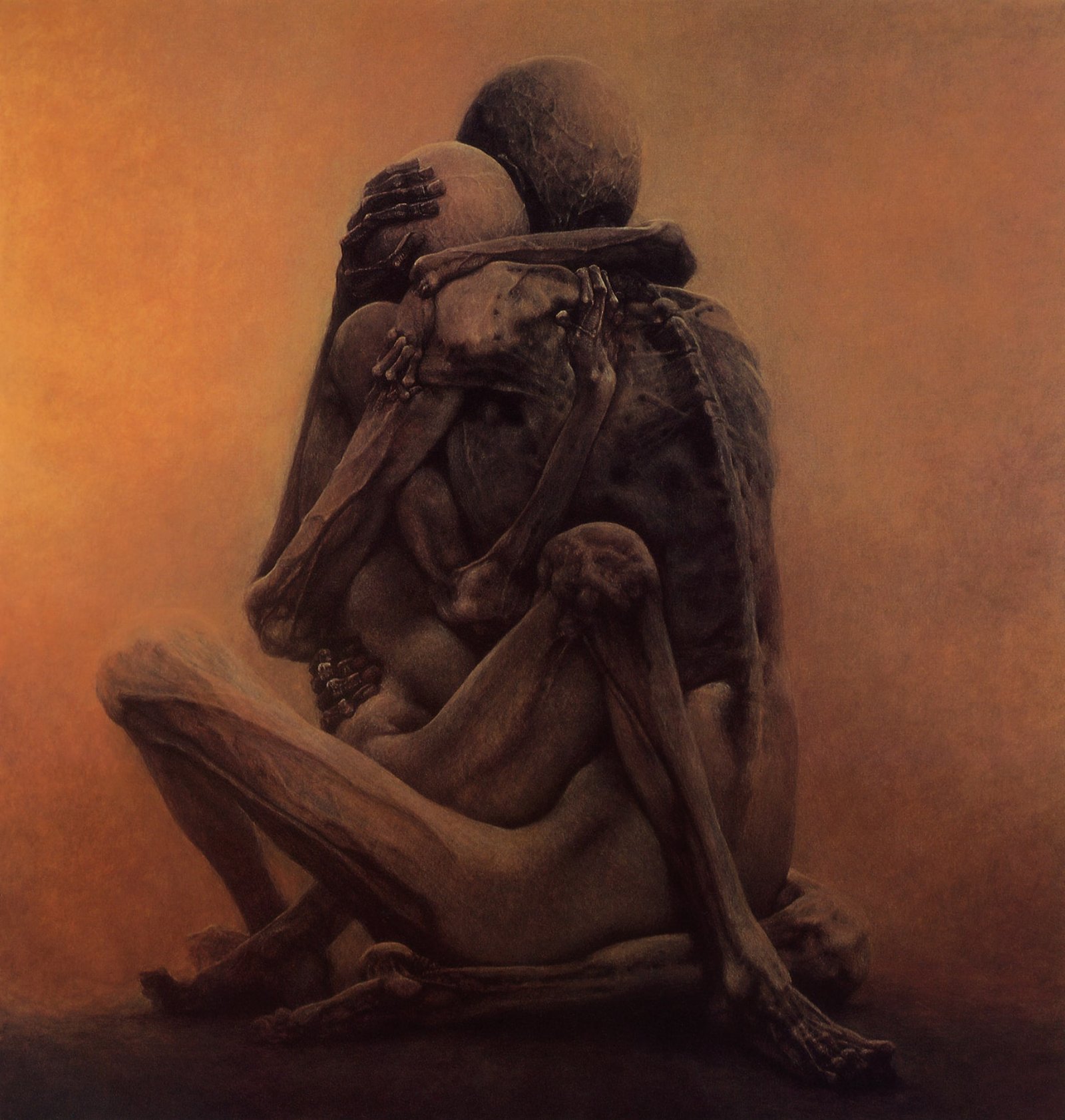 Zdzisław Beksiński, Untitled, 1984